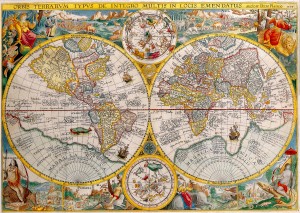 ORBIS TERRA RVM Old-Cartographic Map